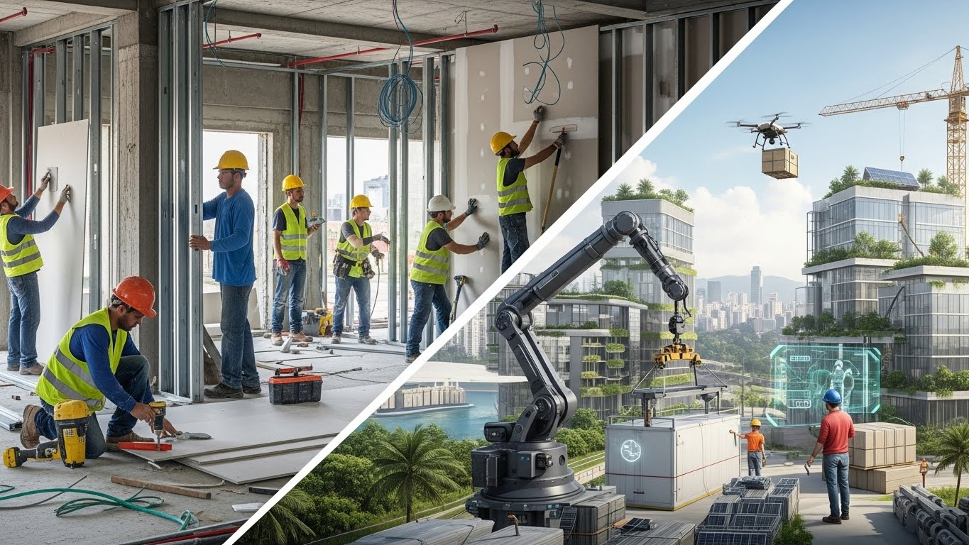 Como Otimizar Seu Orçamento de Obra em 2026: Materiais e Técnicas de Construção a Seco
